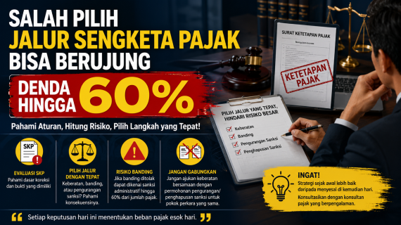 Salah Pilih Jalur Sengketa Pajak Bisa Berujung Denda 60%, Wajib Pajak Perlu Pahami Risikonya